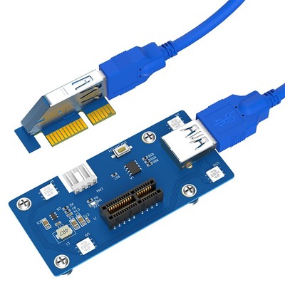 2-In-1-PCI-Express-PCI-E-Riser-Karte für 1X/4x/8x/16 X mit Automatischer LE4687