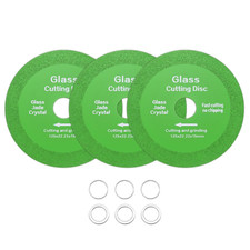 3 Pack Glass Cutting Disc 5 Inch for Angle Grinder Diamond Cutting Disc Ultra-Th