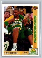 1991-92 Upper Deck #159 Benoit Benjamin Seattle SuperSonics
