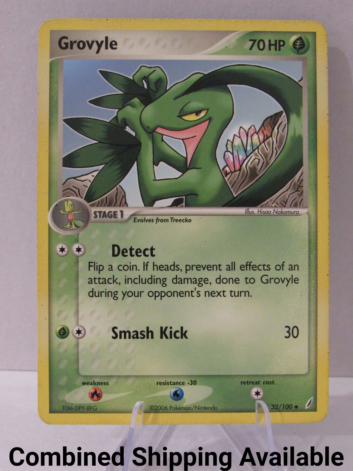 Grovyle 32/100 Crystal Guardians NM English 11393
