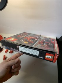 LEGO Racers #8673 Ferrari F1 Fuel Stop 100% Complete w/ Minifigures In Box
