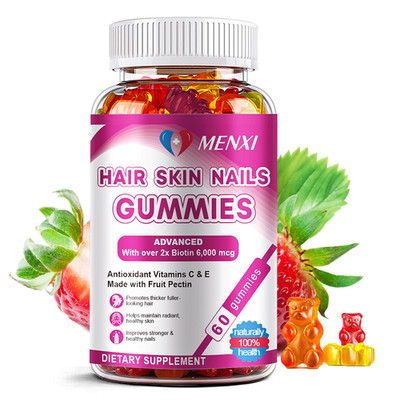 Multi Vitamin Complex + Biotin 6000mcg for Hair, Skin & Joint Support 60 Gummies