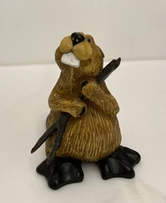 Bearfoots Beaver “Sassy” Mini Figurine Jeff Fleming Big Sky Carvers Ltd Ed NEW