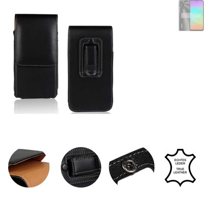 Leder Holster für Acer Sospiro AC81 Gürteltasche Schutzhülle Gürtel Clip