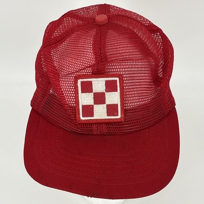 VTG Purina Patch Hat - SnapBack Mesh Trucker Cap - Ralston - Made in USA 70s 80s