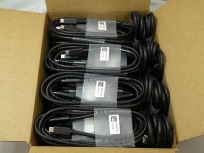 Genuine OEM Dell USB-C to USB-C, 5A, Gen 2, USB 3.2 Cable, 3 ft, Lot of 25, New