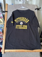 Vintage S.I. Pittsburgh Steelers AFC North Division  Black Men’s Size XL