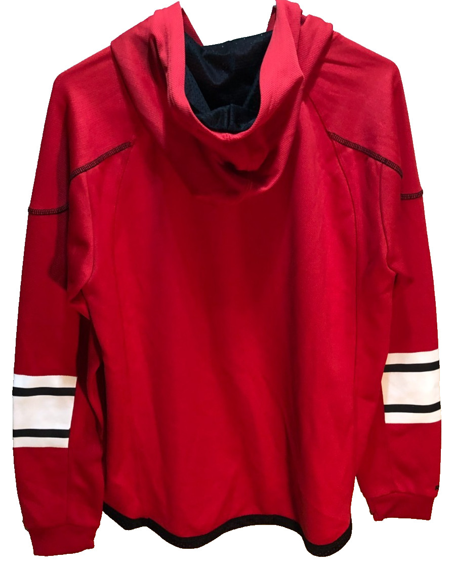 Chicago Blackhawks NHL Reebok Face Off YOUTH Red Stitched Pullover Hoodie XL-18 thumbnail 2