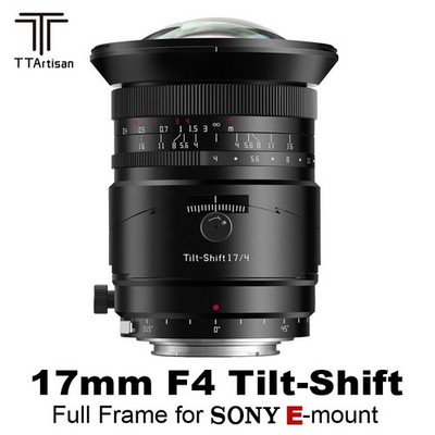 TTArtisan Tilt-Shift 17mm F4 Full Frame Lens for Sony E-mount Mirrorless Cameras