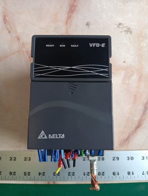 DELTA VFD015E43T INVERTER 3PH 380-480V 4.3A 2HP - 30 DAY WARRANTY NEVER USED