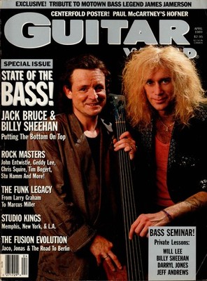 Guitar World (US) - Apr. 1989 - Carlos Cavazo, Derek Bailey, Paul Dean, Jamerson
