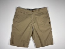 O'Neill Hybrid Shorts Men 32 Khaki Stretch Performance Chino Lightweight Travel