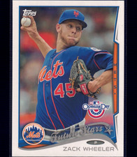 2014 Topps Opening Day #101 Zach Wheeler Future Stars New York Mets