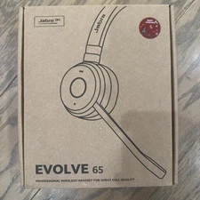 Jabra Evolve 65 TE Wireless Mono Headset On-Ear w/ Mic | Black | 6693-833-309