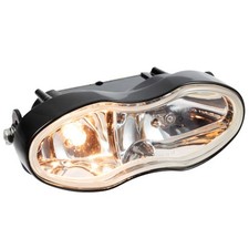 Motorrad Universal Doppelscheinwerfer "Sirius" E-geprüft klar Glas