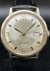 Vintage 1970 Timex Gold Tone Watch Classic MCM MID CENTURY MODERN Running Gr8!