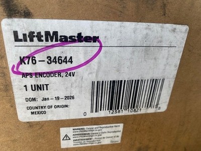 LiftMaster APS Encoder, 24V for CSW Gate Opener Systems- K76-34644