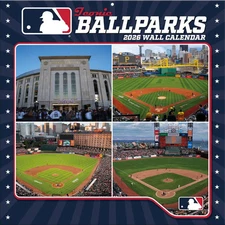 Turner Licensing,  MLB Iconic Ballparks 2026 Wall Calendar, 12'' X 12'', 12-Mont