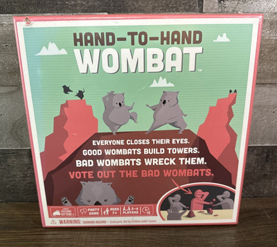Hand to Hand Wombat / Party Game By Exploding Kittens / 7+ / 3-6 Players / New