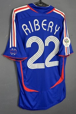 MENS FRANCE NATIONAL 2006/2007 FRANCK RIBERY FOOTBALL SOCCER SHIRT