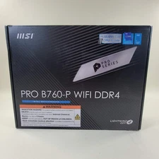 New MSi Pro B760-P WIFI DDR4 LGA 1700 ATX