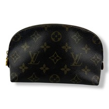 Louis Vuitton Brown Monogram PM Travel Cosmetic Pouch