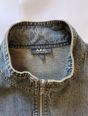 A.P.C A.P.C Denim Jacket Double Zip Up | eBay