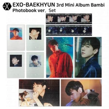 EXO Baekhyun 3rd Mini Album Bambi Official Postcard Sequence Film Clearcard KPOP