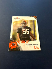 2010 Score Football Carlos Dunlap Rookie Card #316 Factory Set Break NM-MT