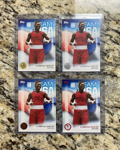 2016 Topps Claressa Shields Gold Silver Bronze Base Auto SGC Rookie 16 Card Lot - Picture 17 of 22