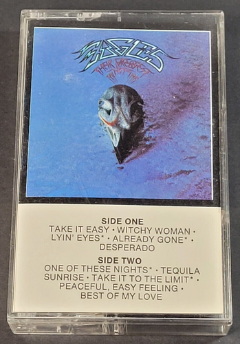 Cassette Tape - Eagles - Their Greatest Hits 1971-75 - 1976 - VG - Canada, Black