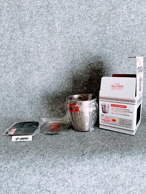 Nissin Cup Noodle Titanium Cooker Set 800ml Outdoor Popular Red