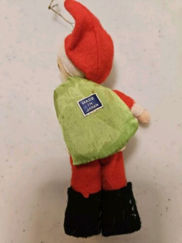 Papá Noel de Navidad vintage con adorno de árbol de saco Japón - Imagen 5 de 5