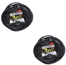 2 ProX 52 ft lighting Stage Power Multi-Outlet Stringer AC 3Prong Outlets 14 AWG