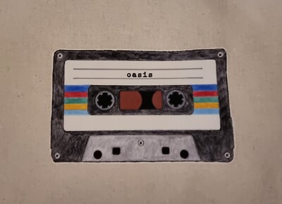 Oasis Tote Bag. Exclusive Design. Great Gift. Retro Music Cassette Tape.