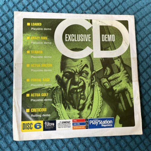 Official PlayStation Magazine UK Demo Disc With Sleeve - Disc 6 Vintage Rare - Afbeelding 1 van 4