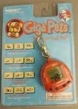 Giga Pets Digipooch Puppy Dog Keychain Electronic Game Tiger New KFC Virtual Pet