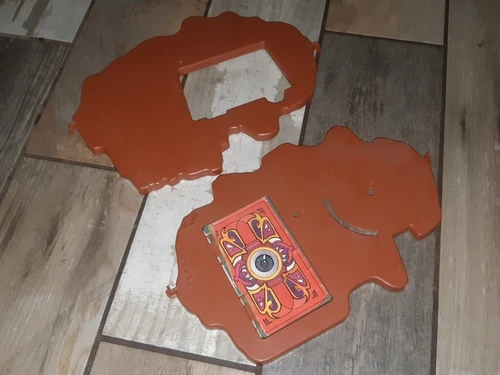 Vtg Castle Grayskull Parts Floor Platforms He-Man MOTU Brown with Trap Door 1981