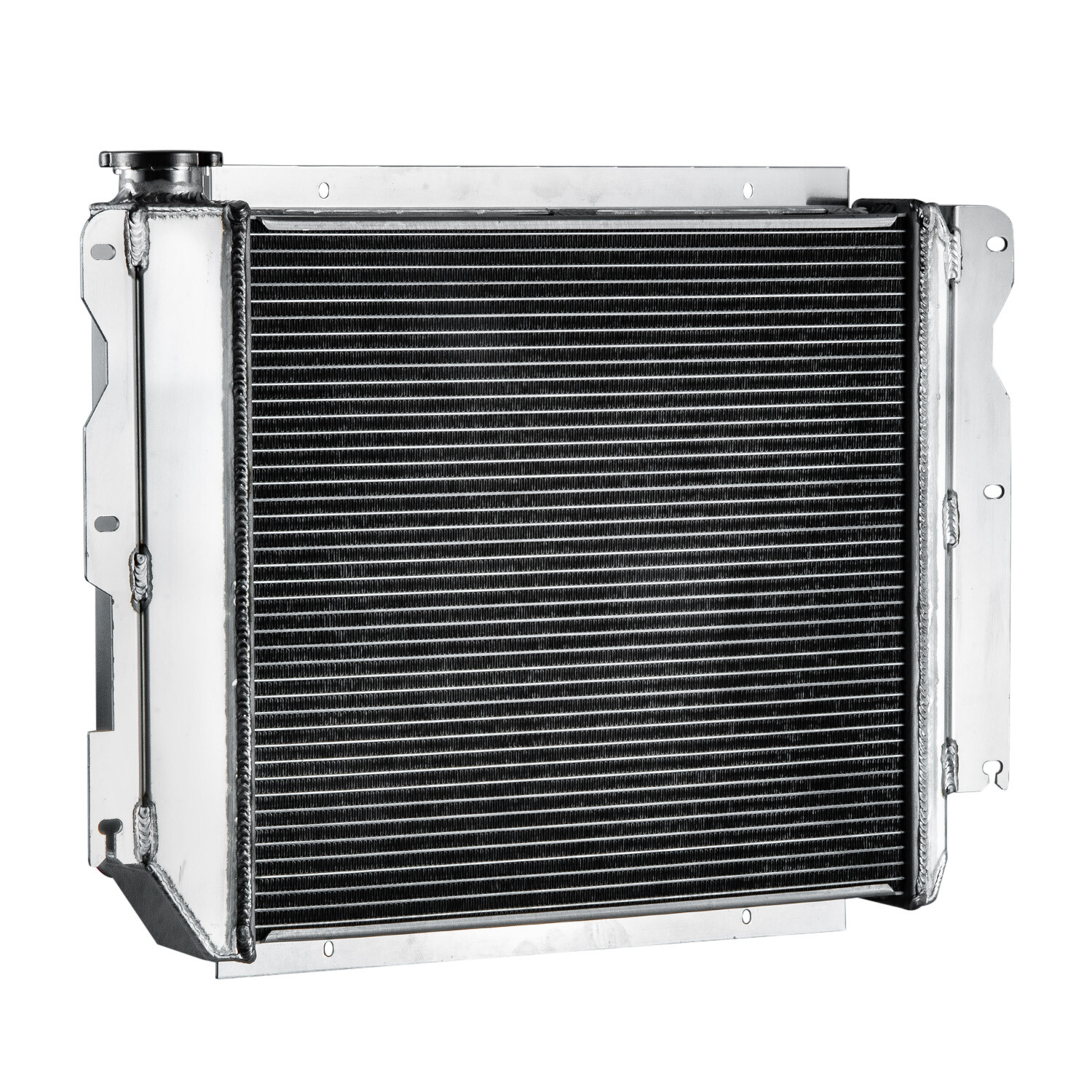 3 Row Radiator For 1987-06 Jeep Wrangler YJ TJ Chevy V8 Engine 2.5L 4.2L 4.0L thumbnail 7