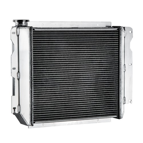 4 Row Radiator For 1987-2006 Jeep Wrangler TJ YJ Chevy GM V8 Conversion 2005 - Picture 6 of 10