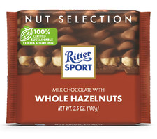Ritter Sport Leche Avellana Entera 35