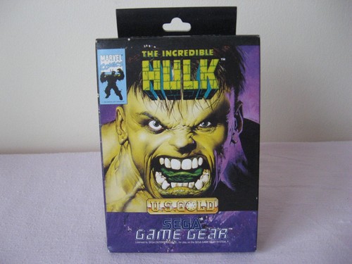 Sega Game Gear game- The Incredible Hulk, new old stock, in original box. Japan