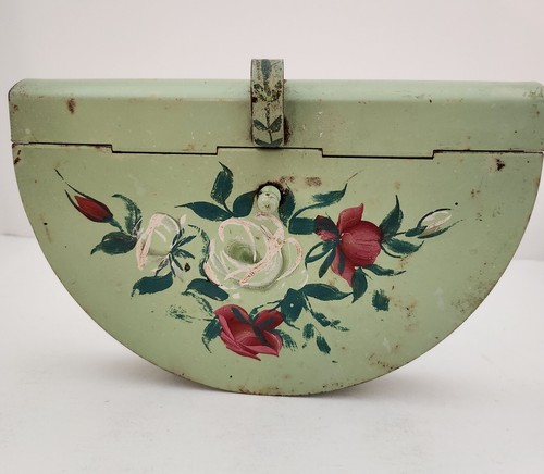 Rare Vintage Toleware Crumb Tray Silent Butler In Original Condition.