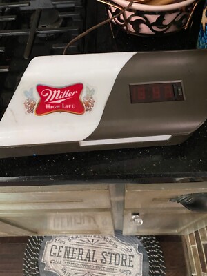 Vintage Light Miller High Life Beer Advertising Clock Sign | eBay