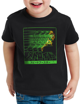 Rapid Hunter Kinder T-Shirt metroid nerd gamer snes geek computer samus retro