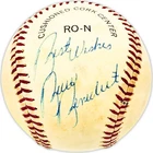 Bruce Benedict Autographed NL Baseball Braves "Best Wishes " Beckett QR #BM25160