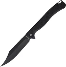Daggerr Knives Toothpick Linerlock Black FRN Folding 8Cr14 Pocket Knife TPFBKBW