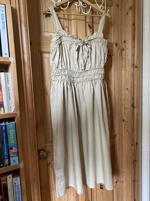 beige summer dress