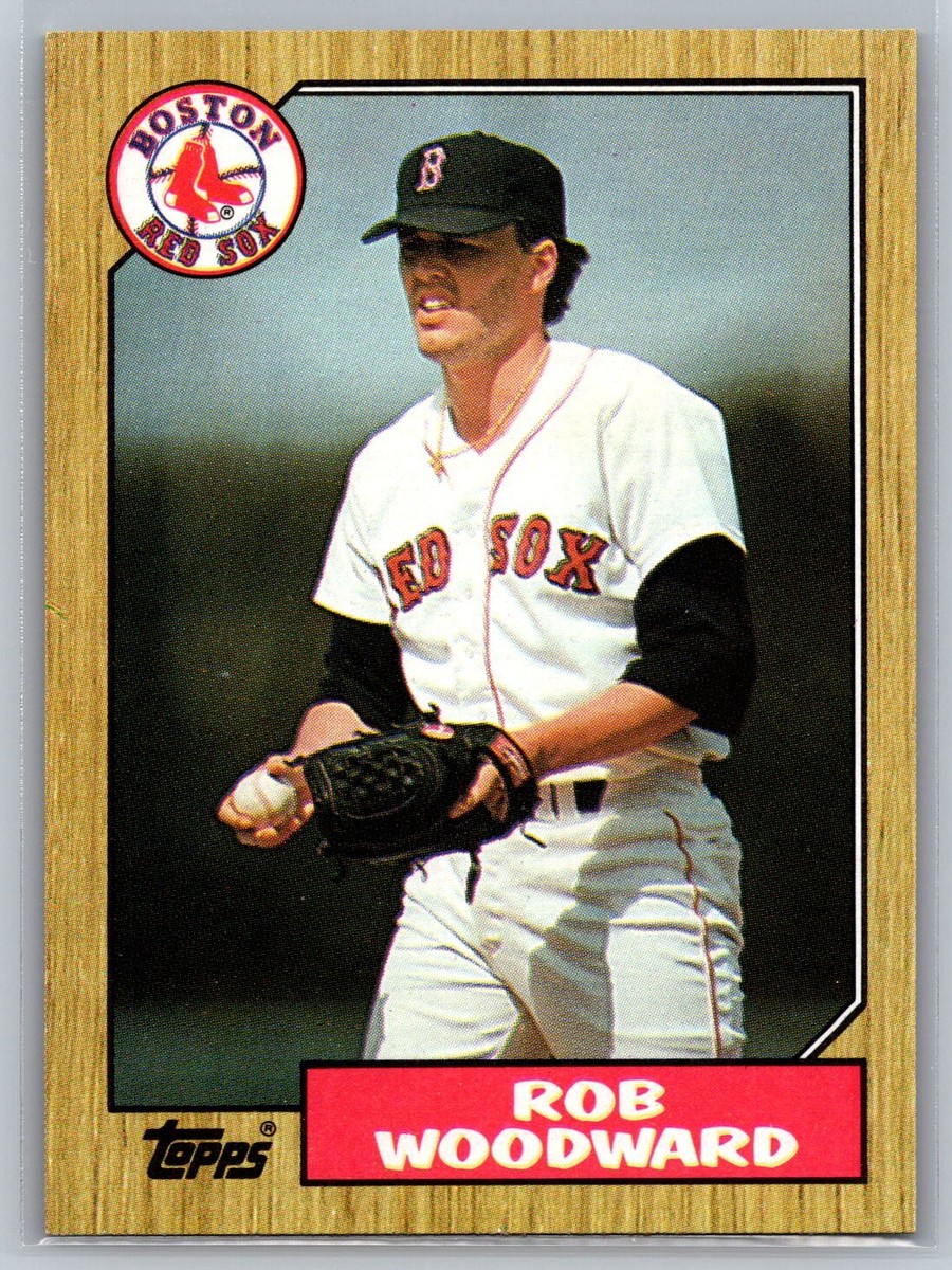 1987 Topps Baseball #632 Rob Woodward Boston Red Sox | eBay