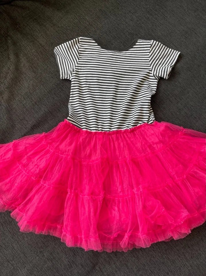VESTIDO TUTÚ NIÑA PEQUEÑA MASA RAYAS TALLA 6 G116 Foto 3 de 3